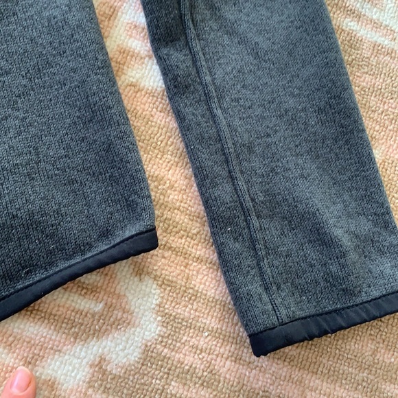 Lululemon grey black trim fleece jacket sz 4 - Picture 7 of 7